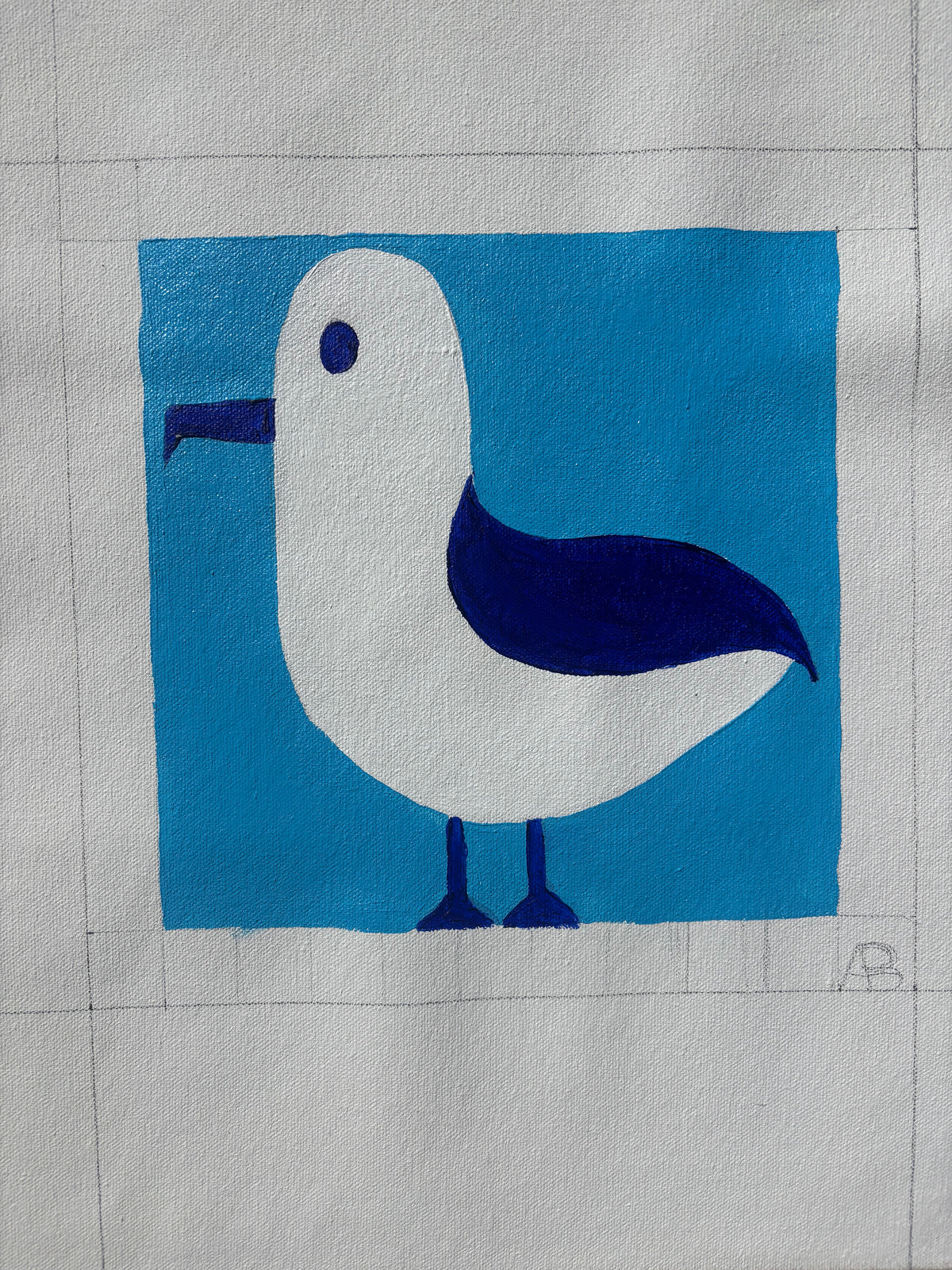 Seagull - mini canvas