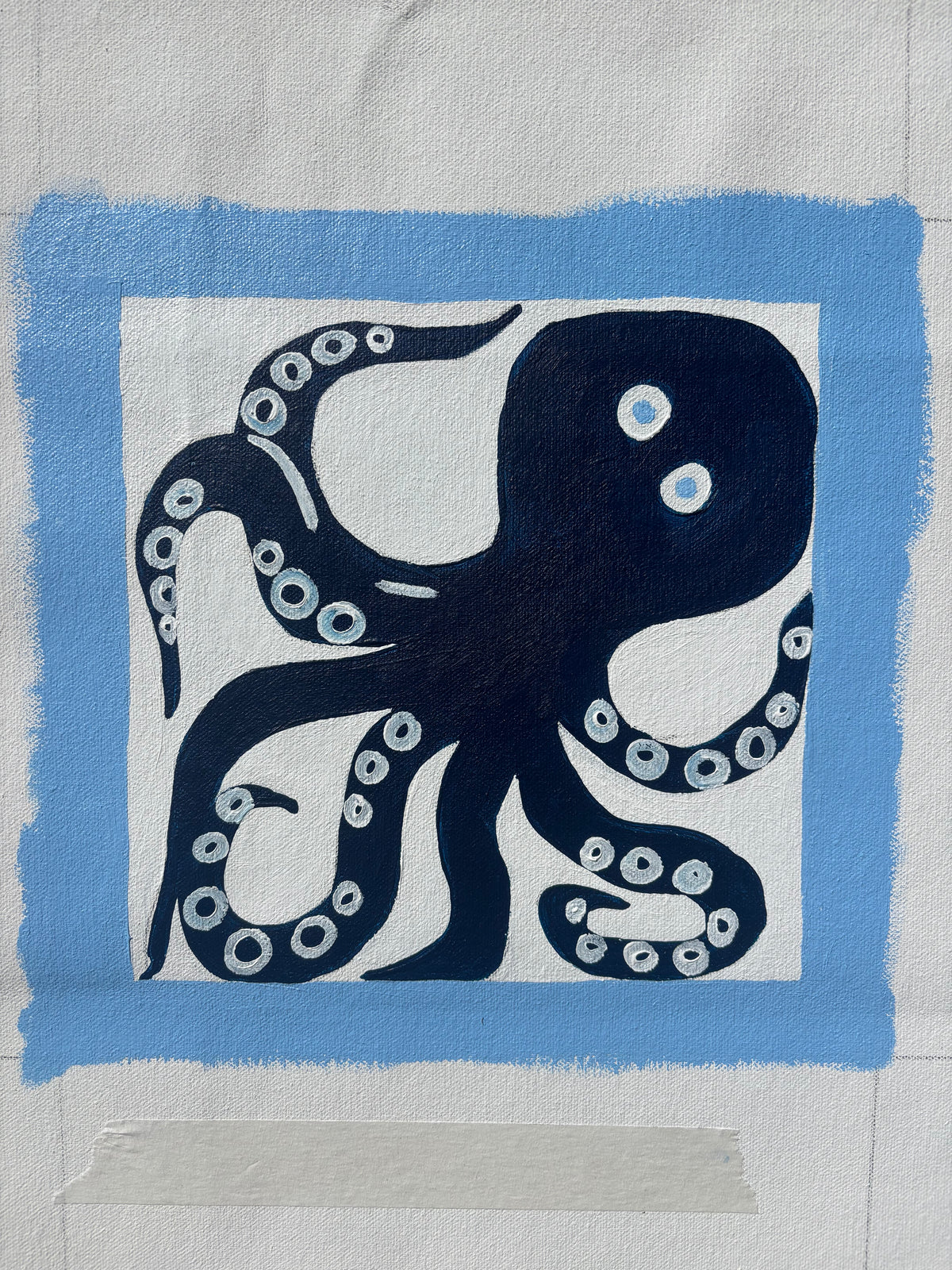 Octopus - mini canvas