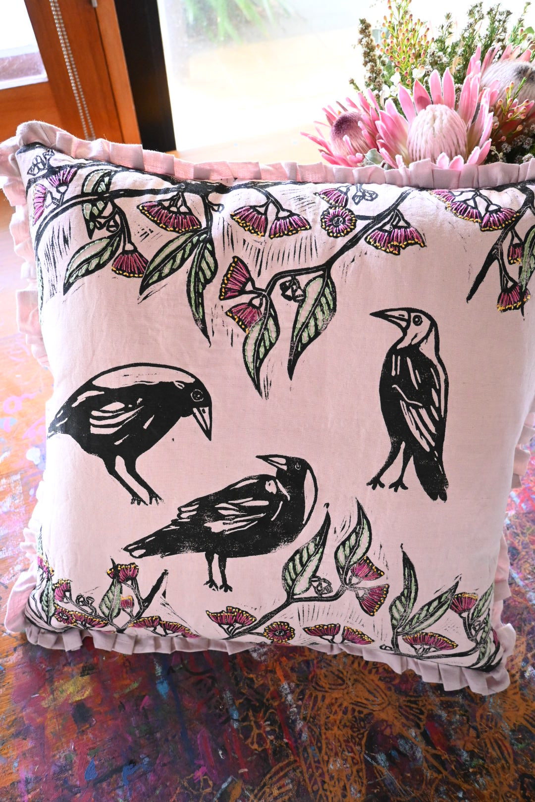 Maggie & Gum Blossom Cushion