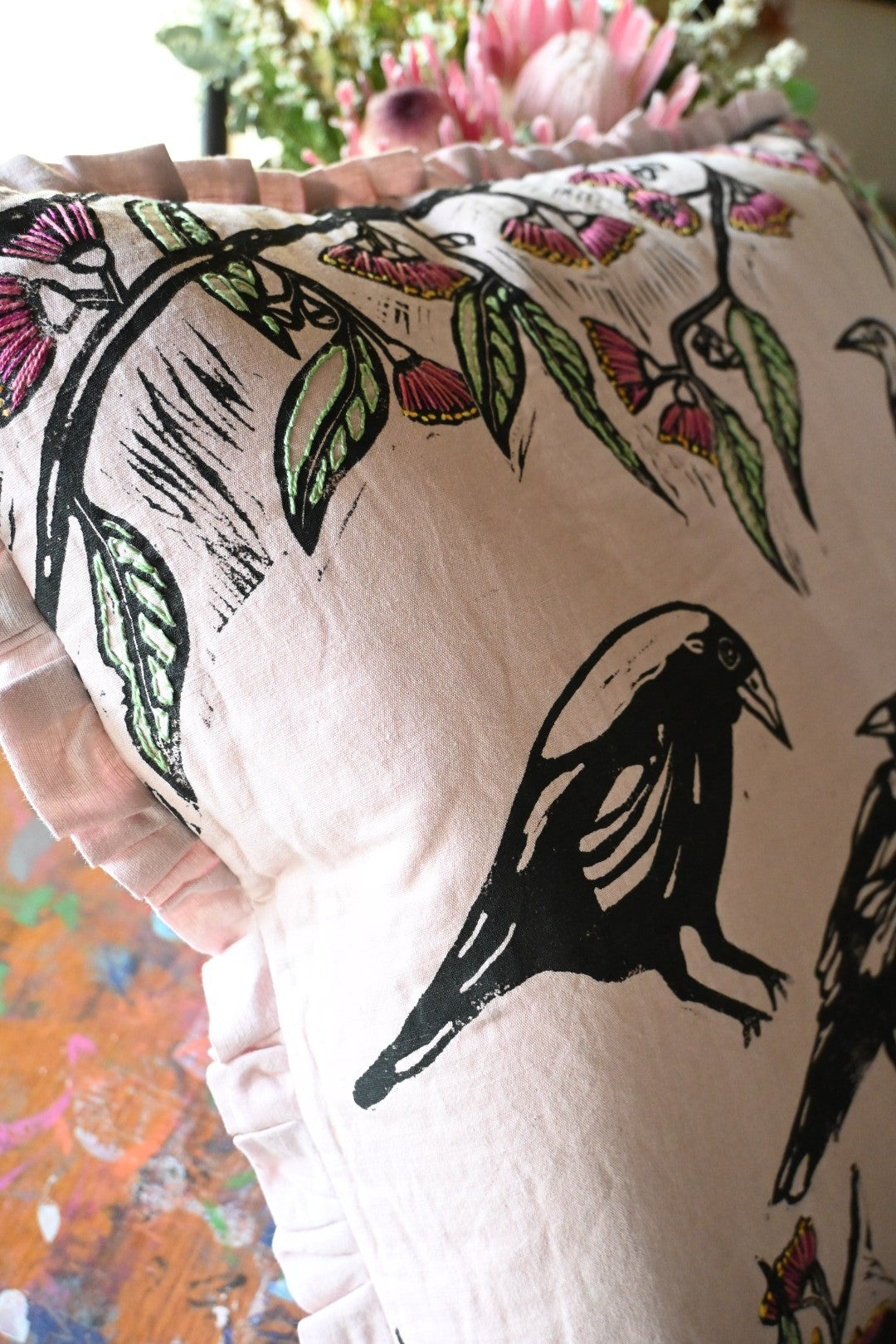 Maggie & Gum Blossom Cushion