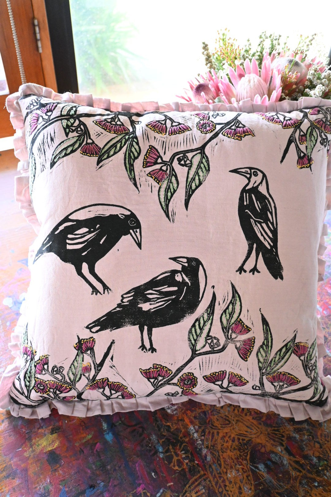 Maggie & Gum Blossom Cushion