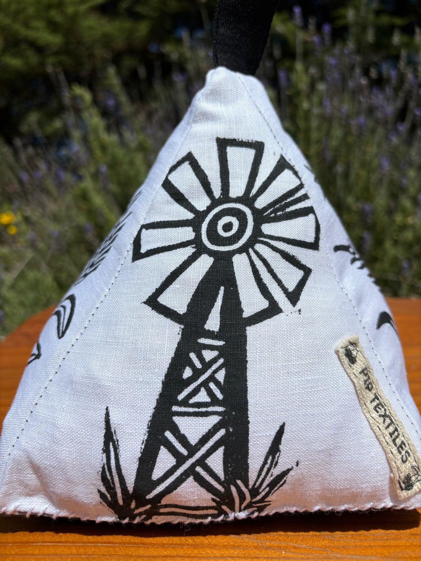 Door Stop - Home is Farm (Black & White)