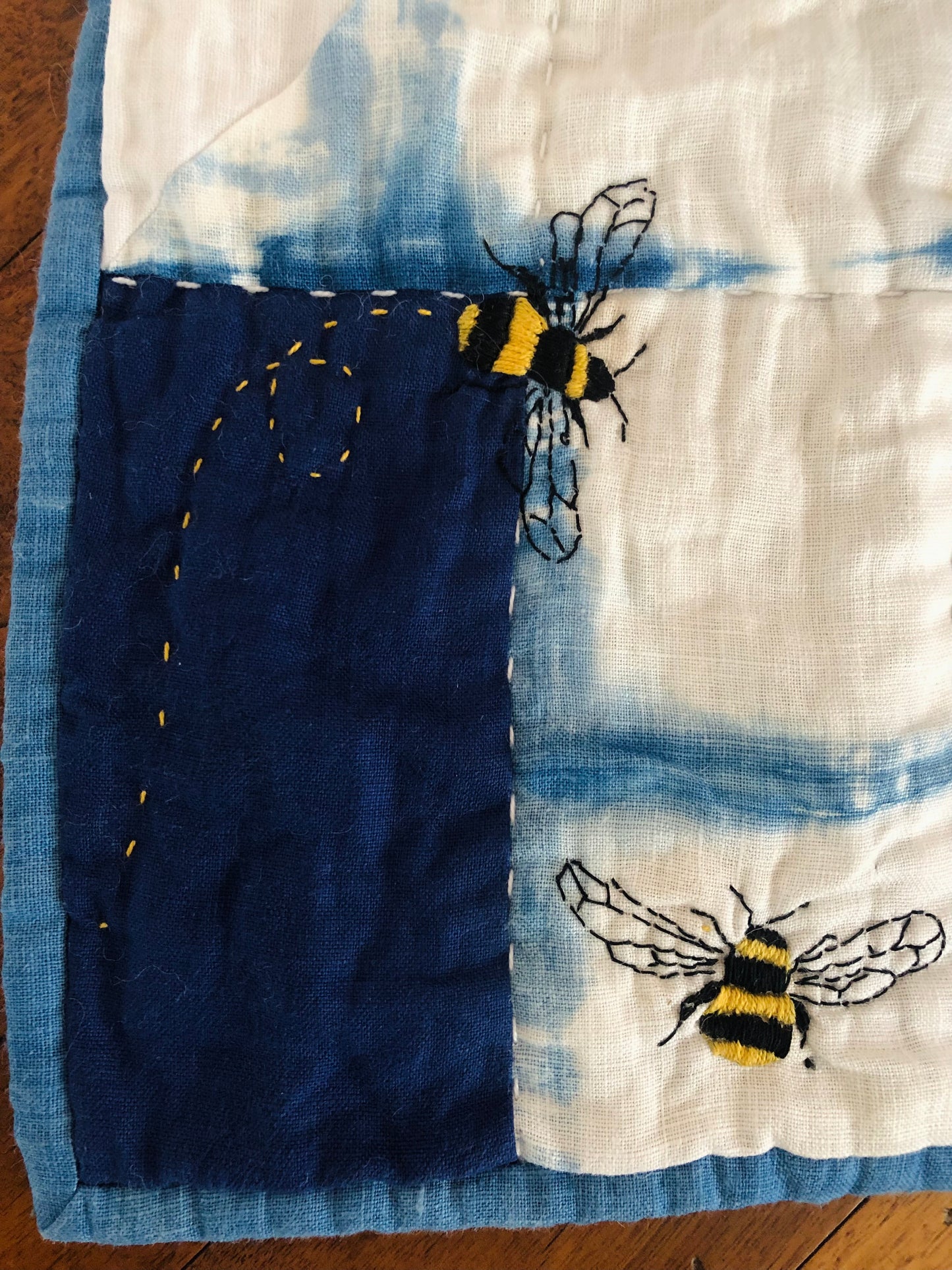 Sunflower Bees & Crinkles - SOLD