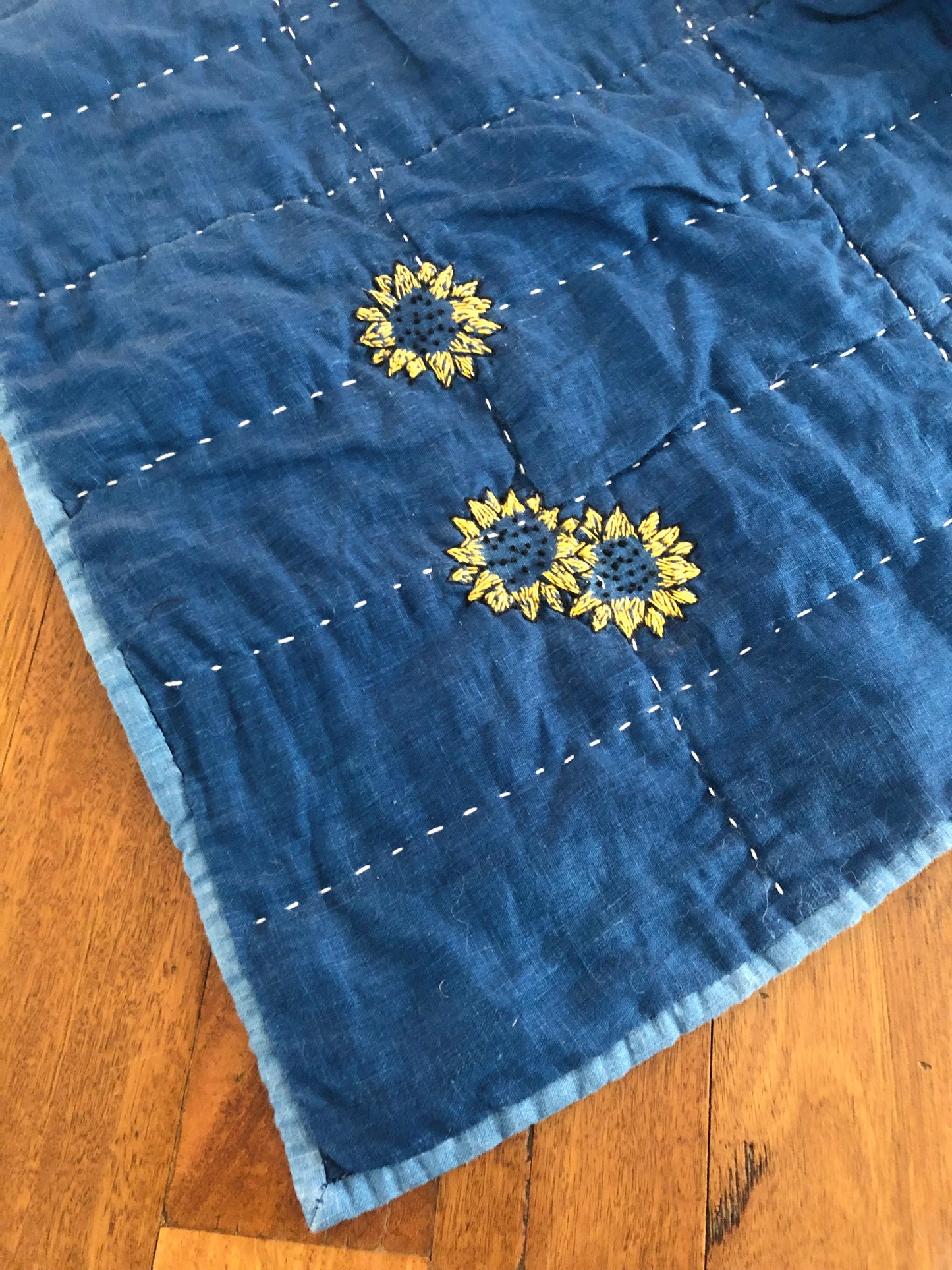 Sunflower Bees & Crinkles - SOLD