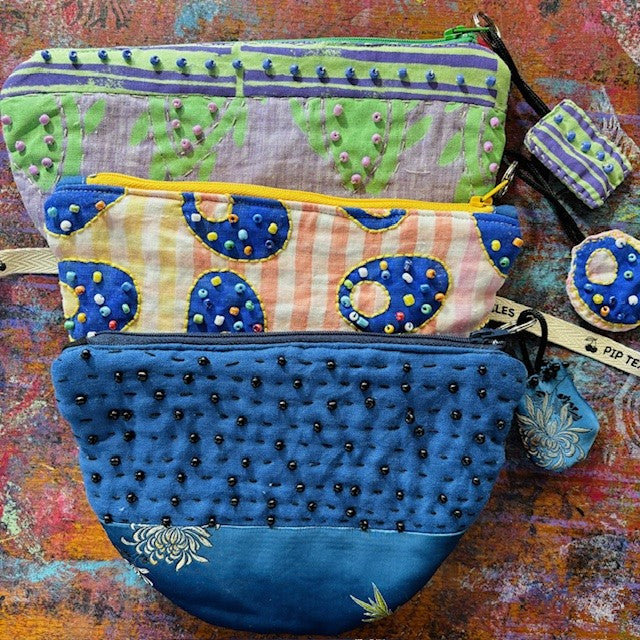 Blue Silk Purse