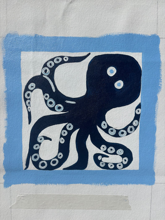 Octopus - mini canvas