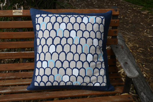 Scales Linen Cushion