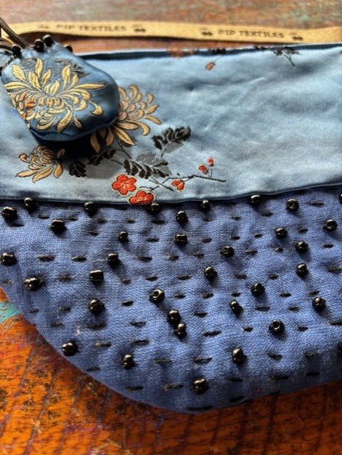 Blue Silk Purse