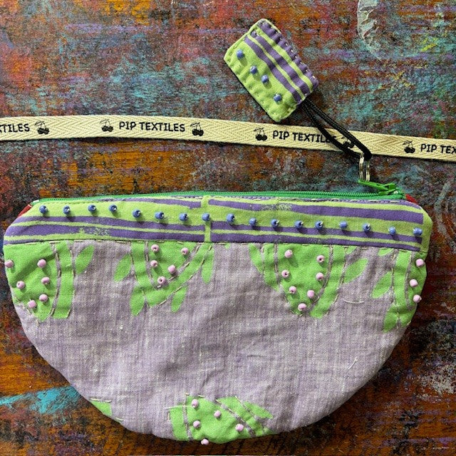 Lavender Beaded Purse